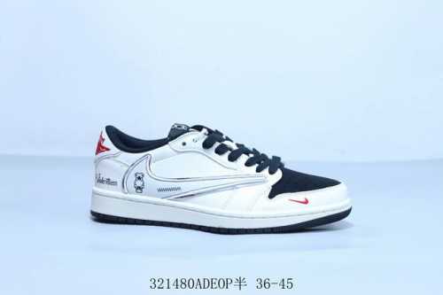 310 乔丹Air Jordan 1 Low Aj1 乔1低帮复古文化休闲运动篮球鞋 倒勾 货号 Sj9950-056 321480Adeop半 36-45