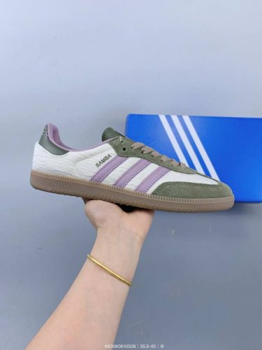 公司级阿迪达斯三叶草Adidas Originals Samba 桑巴舞系列绅士德训足球风百搭低帮休闲运动板鞋 Size：如图 编码：K630K0610508