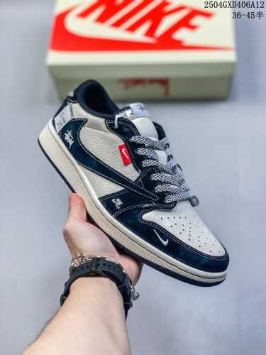 海外爆款限量发售！Travis Scott X Fragment Design X Jordan Air Jordan 1 Low Og Sp “斯图西联名 黑