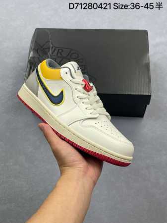 公司级 Air Jordan Aj1 Low 低帮 白蓝绿黄鸳鸯 终端优势供应 市面中低帮最具代表性版本没有之一 口碑大厂出品 品控大底版型不断改良更新 全套原 - 点击图像关闭