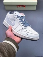 230 公司级头层！耐克Nike Air Jordan 1 Low Aj1乔1 低帮潮流缓运动休闲板鞋。Aj1 低帮拼接 完美版型真头层牛皮# 内置缓震气垫 原