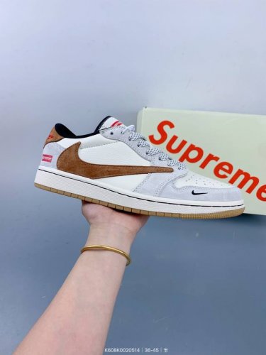 travis Scott X Fragment Design X Jordan Air Jordan 1 Low Og Sp 多方联名合作融合了Travis S