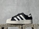BF版 Adidas Originals SUPERSTAR XLG 增高厚底 渠道正品订单 贝壳头经典小白板鞋 专柜上架同步配色 全鞋进口头层皮料打造。区别市