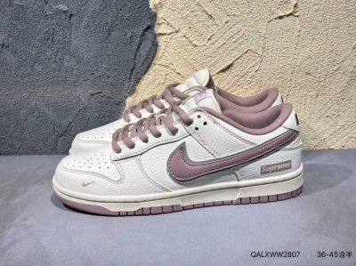 新品上市实拍 # Nike Sb Dunk Low Supreme联名军绿 配色低帮休闲运动滑板板鞋 3M反光 大厂纯原品质出货 纯正版型 定制鞋盒 皮料切割干