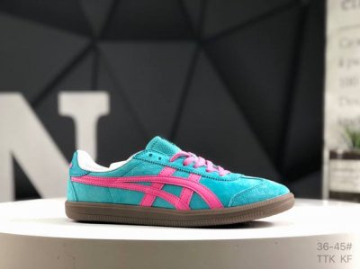 亚瑟士 Onitsuka Tiger Tokuten 复古低帮休闲跑鞋 鞋跟 鞋舌处印有鬼塚虎特有的品牌Logo标志提升品牌的认知度 柔软内里材质 穿着更加舒适