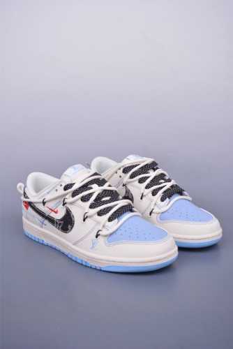 Nike Sb Dunk Low Lv联名 解构抽绳鞋带 纯原大厂出品 极力推荐 原装头层材料 独家版型蒸餾加工 帶來的是更好的视觉和脚感体验 大厂纯原品质出货
