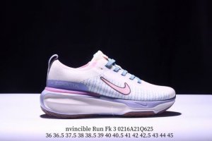 Nike Zoomx Invincible Run Fk 3 耐克减震回弹跑步鞋 织物材质运动鞋 耐磨防滑舒适 真标带半码 36-45 Xm0216Q625