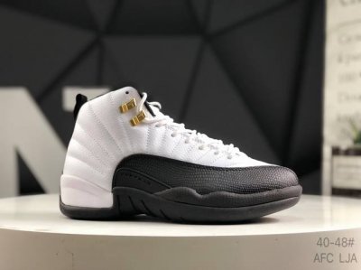 公司级带半码 耐克 Air Jordan 12 Retro 高帮 Aj12 乔丹12代 Aj12 乔12 高邦 乔丹篮球鞋系列 整双鞋采用黑红皮革配色打造 辅以
