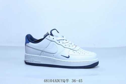 耐克 Nike Air Force 1 Af1耐克 低帮 空军一号休闲板鞋 白蓝 货号 Hm9483-001 48104Aduyq半 36-45