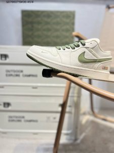 230 定制鞋盒 纯原大厂# 古驰 X乔丹Air Jordan 1 Low Aj1低帮系列篮球鞋 官方同步配色 原装级产物 #拒绝公底 立体鞋型 细节完美 高清