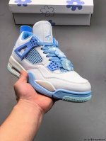 170 二层真标！Air Jordan 4 Aj4代中帮复古休闲运动文化篮球鞋。秉承轻量化的速度型篮球鞋设计思想完成设计，降低重量的同时提升舒适度，中底延续前作