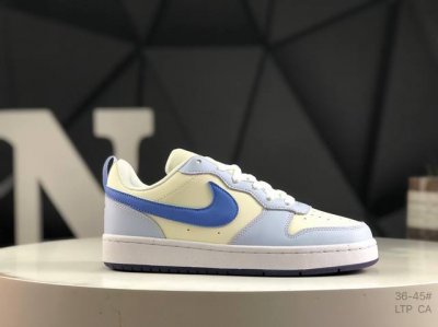 耐克 Nike Court Borough Low 低帮百搭透气休闲运动板鞋男女鞋 经典耐用的设计，兼顾舒适脚感和出众风范，演绎匠心之作。结构性的支撑贴合感结合