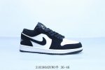 170 Nike Air Jordan 1 Low Gs"White/Black/Pink"Aj1乔丹一代低帮经典复古文化休闲运动篮球鞋 货号 553558-0