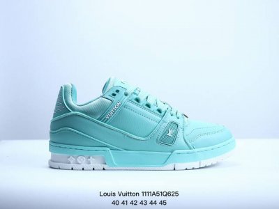 公司级全新LV路易威登Louis Vuitton Trainer Sneaker Low休闲运动文化百搭板鞋 尺码:36-45 XM1111Q625