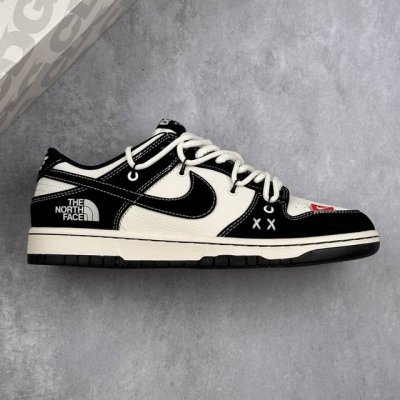 本地 核心私 Nike Sb Dunk Low 北面系列 绑带黑白黑勾 周年高端定制 低帮休闲板鞋 #定制鞋盒 大厂纯原品质出货 超高清洁度 皮料切割干净无任何