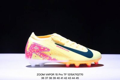 公司级耐克nike Zoom Vapor 15 Pro Tf Lax 透气舒适 抗磨减震底轻便百搭休闲运动足球鞋 货号: Dj5605 Xm1215Q770