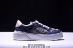 Gucci古驰Chunky B Gg饼干鞋皮革低帮系带 时尚板鞋男女款黑色 Xm0226Q222