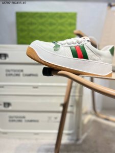 290 意大利时装奢饰品牌·古驰Gucci Screener Gg Wayne Low 韦恩溶解系列经典原型复古百搭做旧老爹厚底增高板鞋431942 Aa702