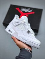 Air Jordan 4 Retro pure Money 纯白银扣 Aj4 乔丹4代 乔丹篮球鞋系列 作为Nike Sportswearm联合Jordan B