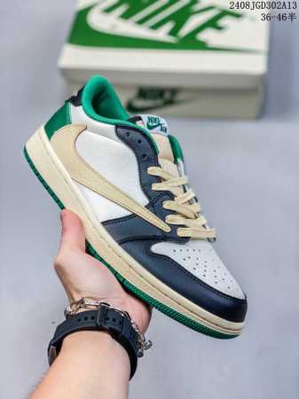 公司级真标带半码头层皮 乔丹air Jordan 1 Low Aj1 Wh 乔1 低帮复古文化休闲运动篮球鞋。凭借出色的性能和吸睛的外观， Air Jordan - 点击图像关闭