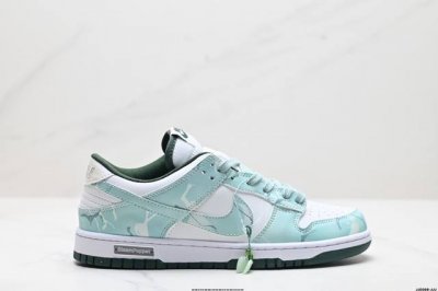真标耐克nike Dunk Low Retro 扣篮系列复古低帮休闲运动滑板板鞋 货号: 1391-101 尺码:36 36.5 37.5 38 38.5 39
