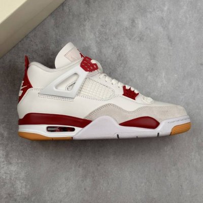 本地 核心私 Nike Sb X Air Jordan 4 Retro Varsity Red Aj4 乔丹4代 Aj4 乔4 红白联名 乔丹篮球鞋系列 本次联
