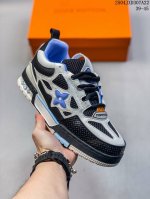 Lv Skate Sneaker 路易威登 2025年新款运动板鞋 蛇年限定 春夏秀场初次亮相，此次以粒面牛皮革焕新呈现。加垫鞋领和鞋舌援引滑板鞋设计，科技鞋带
