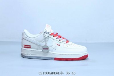 nike Air Force 1 Af1耐克 Suprme 低帮 空军一号休闲板鞋 521 Adewe半 36-45