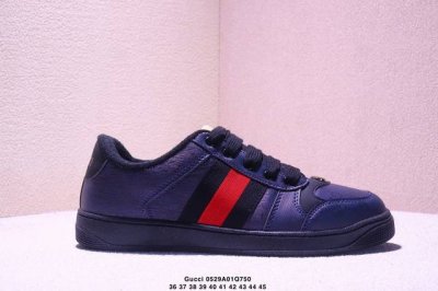 真标Gucci Distressed Screener Sneaker 怀旧版 原版做旧 古驰小脏鞋系列 xm0529Q750