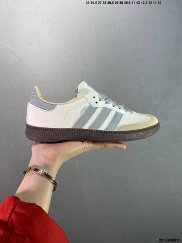 140 公司级阿迪达斯三叶草Adidas Originals Samba Og 桑巴舞系列绅士德训足球风百搭低帮休闲运动板鞋 货号:Jh7299 尺码:36 3