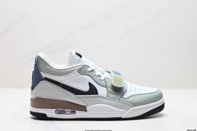 公司级三合一最强合体，多种新配色回归耐克nike Air Jordan Legacy 312 Low”White Grey Fog Blue Red“乔丹最强三
