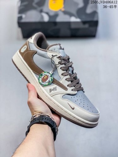 海外爆款限量发售！公司级 Travis Scott X Fragment Design X Jordan Air Jordan 1 Low Og Sp “Bap