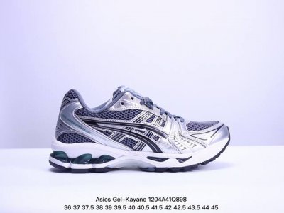 公司级asics Gel-Kayano 14 公司级版本 亚瑟士运动休闲透气专业跑鞋 采用工程弹性双层再生针织密度鞋面材质 后跟3D可视gel缓震乳胶物料 升级