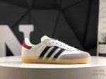 阿迪达斯 Adidas Originals Samba Og Year Of The Snake 桑巴舞系列绅士德训足球风百搭低帮休闲运动板鞋“米白黑酒红蛇年限