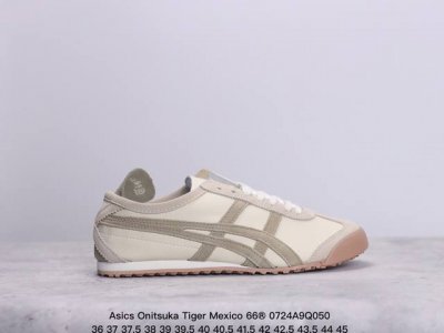 Asics 亚瑟士 男女鞋真标半码制 日产经典老牌-鬼塚虎 Onitsuka Tiger Mexico 66经典墨西哥系列复古经典百搭板鞋休闲运动鞋慢跑鞋 采用