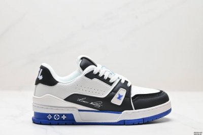 公司级全新lv路易威登louis Vuitton Trainer Sneaker Low休闲运动文化百搭板鞋 尺码:39-45 Id:Jfd129-Azg
