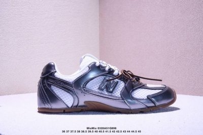 200 美拉德配色打造全新跨界合作，意大利奢侈品牌/缪缪Miumiu X Nb新百伦New Balance 530 Sl系列低帮经典复古休闲运动慢跑鞋“联名翻毛