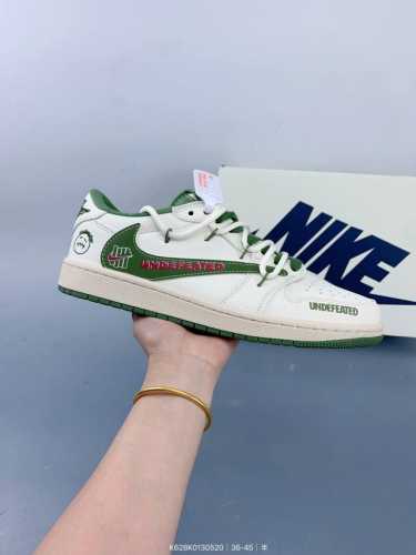 travis Scott X Fragment Design X Jordan Air Jordan 1 Low Og Sp Un联名 绿鬼脸抽绳 多方联名合作