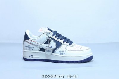 耐克 Nike Air Force 1 Af1耐克 低帮 空军一号休闲板鞋 古驰联名 212200Acrry 36-45