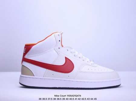 160 Nike Court Vision Mid 休闲运动板鞋 白绿黄高帮百搭透气休闲运动板鞋，经典耐用的设计，兼顾舒适脚感和出众风范，演绎匠心之作。结构性的 - 点击图像关闭