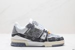 公司级全新Lv路易威登Louis Vuitton Trainer Sneaker Low休闲运动文化百搭板鞋 尺码:39-45 Id:Jfd355-Kdg