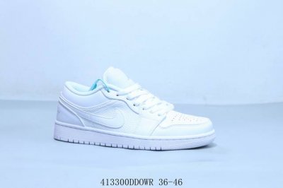 乔丹Air Jordan 1 Low Aj1 乔1低帮复古文化休闲运动篮球鞋 货号 553558-111 413300Ddowr 36-46
