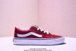 余文乐同款 Vans Sk8-Low 酒红爆款来了 vans范斯Sk8-Low 2025夏季新款复古酒红低帮情侣运动休闲帆布鞋滑板鞋 余文乐同款Vans Sk8