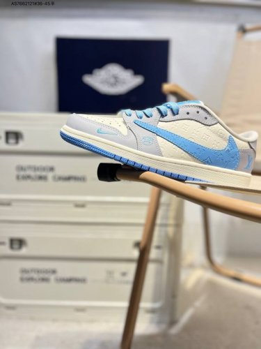 公司级头层皮Lv X 乔丹Air Jordan 1 Low Aj1低帮系列篮球鞋 官方同步配色 原装级产物 #拒绝公底 立体鞋型 细节完美 高清洁度Xs As7