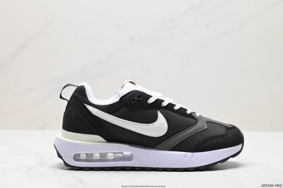 公司级耐克nk Air Max Dawn 黎明系列低帮气垫百搭休闲运动慢跑鞋 采用柔软翻毛皮和透气梭织材料打造利落鞋面 中底和鞋跟融入现代感线条设计 兼具复古风
