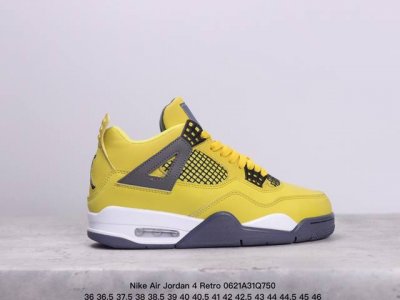 耐克 Nike Air Jordan 4 Retro Og迈克尔 乔丹aj4代乔4 中帮复古休闲运动文化篮球鞋。秉承轻量化的速度型篮球鞋设计思想完成设计，降低重