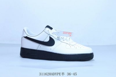 210 耐克 Nike Air Force 1 Af1耐克 黑白 低帮 空军一号休闲板鞋 货号 Hj7180-030 311620Adype半 36-45