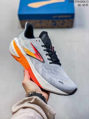 独家新款首发 外贸专供Brooks 布鲁克斯 Hyperion 2 蓝色 超弹轻盈跑步鞋 实拍首发 低帮透气缓震支撑休闲运动慢跑鞋 采用改进工程空气网眼组合热熔