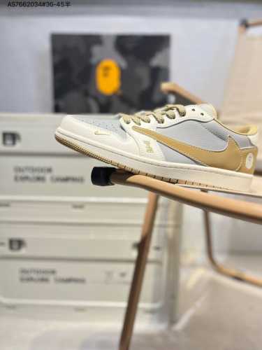 定制鞋盒 纯原大厂# 猿人X乔丹Air Jordan 1 Low Aj1低帮系列篮球鞋 官方同步配色 原装级产物 #拒绝公底 立体鞋型 细节完美 高清洁度Bb6
