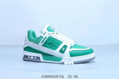 Lv路易威登Louis Vuitton Trainer Sneaker Low休闲运动文化百搭篮球鞋 货号 Ag2U7Amdbjin400 430060Aduy